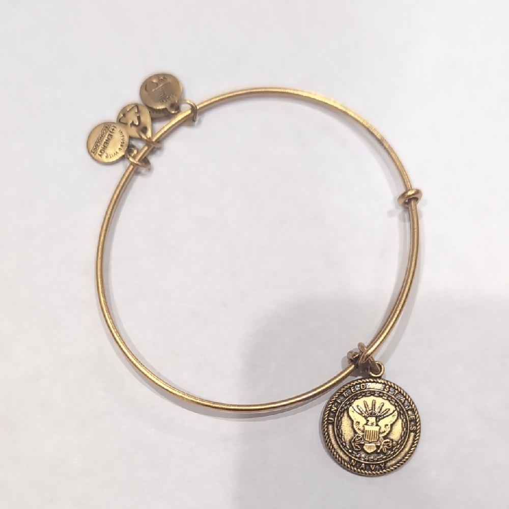 Alex and Ani Gold Charm Bracelet